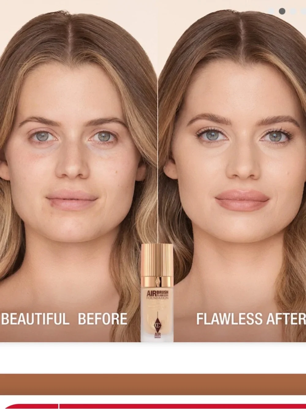 Charlotte Tilbury Air Brush Flawless Foundation; 4 Neutral